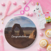 Delicate Arch II in Arches National Park Papieren Bordje (Feest)