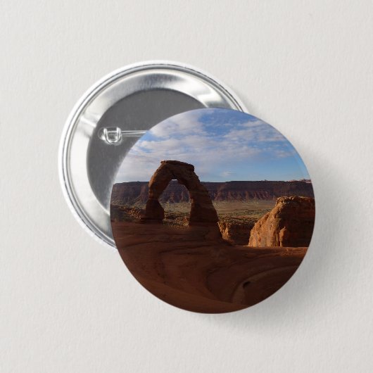 Delicate Arch II in Arches National Park Ronde Button 5,7 Cm (Voorkant /achterkant)