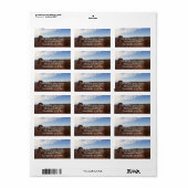 Delicate Arch III in Arches National Park Etiket (Full Sheet)