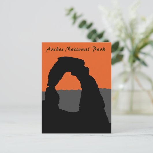 Delicate Arch in Arches National Park - Utah, VS Briefkaart (Staand voorkant)