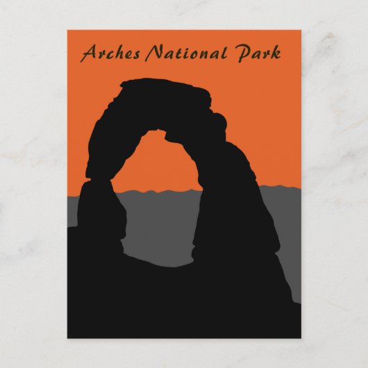 Delicate Arch in Arches National Park - Utah, VS Briefkaart (Voorkant)