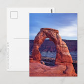 Delicate Arch in Arches National Park - Utah, VS Briefkaart (Voorkant / Achterkant)