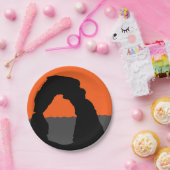 Delicate Arch in Arches National Park - Utah, VS Papieren Bordje (Feest)