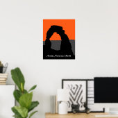 Delicate Arch in Arches National Park - Utah, VS Poster (Thuiskantoor)