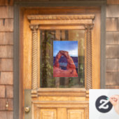 Delicate Arch in Arches National Park - Utah, VS Raamsticker (Huis Deur)