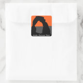 Delicate Arch in Arches National Park - Utah, VS Vierkante Sticker (Tas)