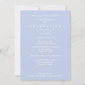 Delicate Arch MInimalist Grad Light Blue Shades Kaart (Achterkant)