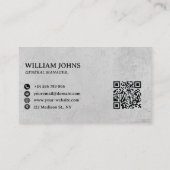 Delicate Arch, Moab, Utah Bouwarchitect Visitekaartje (Achterkant)