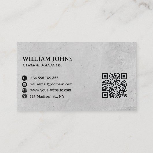 Delicate Arch, Moab, Utah Bouwarchitect Visitekaartje (Achterkant)