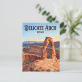 Delicate Arch Moab Utah Briefkaart (Staand voorkant)