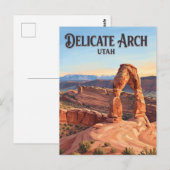 Delicate Arch Moab Utah Briefkaart (Voorkant / Achterkant)