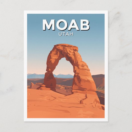 Delicate Arch Moab Utah Briefkaart (Voorkant)