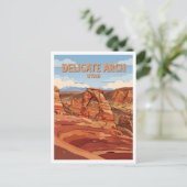 Delicate Arch Moab Utah Briefkaart (Staand voorkant)