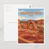 Delicate Arch Moab Utah Briefkaart (Voorkant / Achterkant)