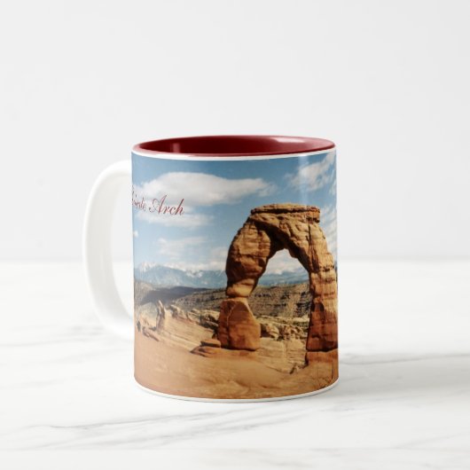 Delicate Arch-Mok Tweekleurige Koffiemok (Voorkant links)