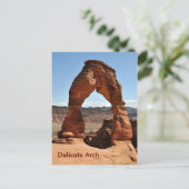 Delicate Arch - Nationaal Park Arches Briefkaart (Staand voorkant)