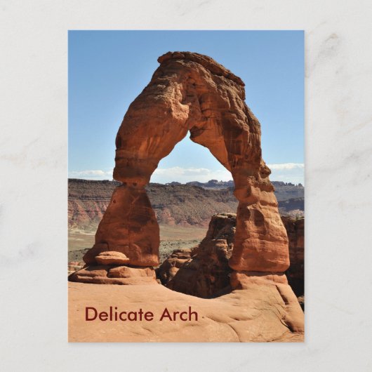 Delicate Arch - Nationaal Park Arches Briefkaart (Voorkant)
