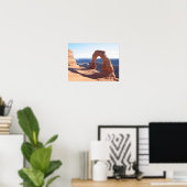 Delicate Arch - Nationaal Park Arches Poster (Thuiskantoor)