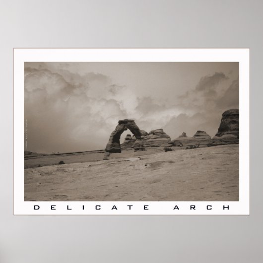Delicate Arch Poster (Voorkant)