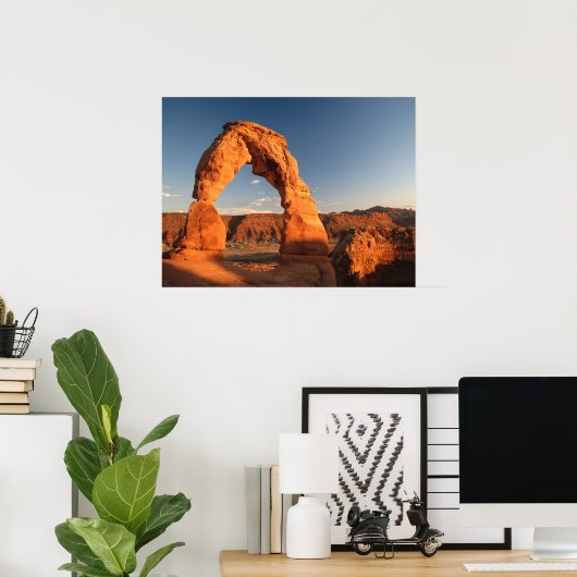Delicate Arch Poster (Thuiskantoor)