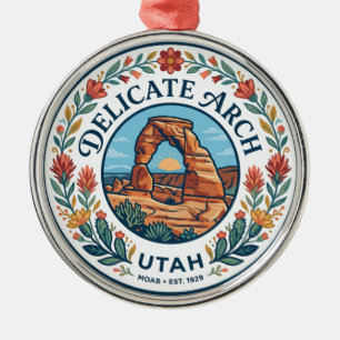 Delicate Arch Utah Metalen Ornament