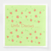  Delicate Artsy Floral Servetten (Voorkant)