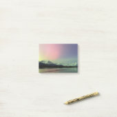 Delicate Aurora Post-it® Notes (Op bureau)