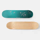 Delicate Aziatische bloemen Persoonlijk Skateboard (Horizontaal)
