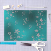 Delicate Aziatische bloemen Tissuepapier (Craft)