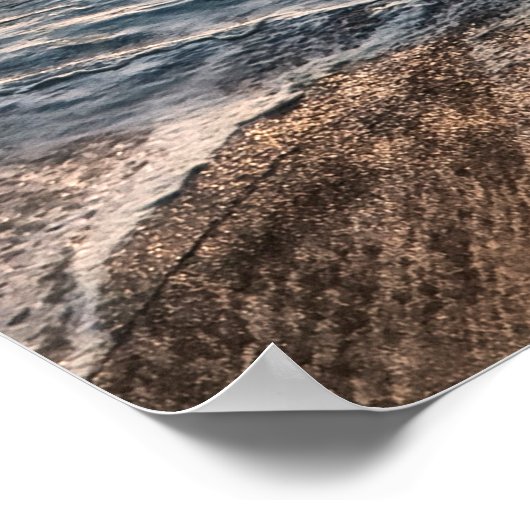 Delicate Beach Sunset Poster (Hoek)