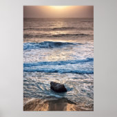 Delicate Beach Sunset Poster (Voorkant)
