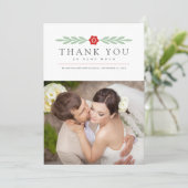 Delicate | Bedankt voor je bruiloft (Staand voorkant)