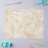 Delicate Beige Acanthus laat weefselpapier Tissuepapier (Craft)