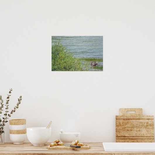 Delicate beweging poster (Keuken)