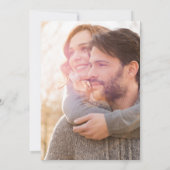 Delicate Black and White In Lieu Of Favors Card Kaart (Achterkant)