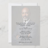 Delicate Black & White Overlapping Leaves & Flower Kaart (Achterkant)