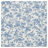 Delicate Blau Bloem Motief Stof (Swatch)