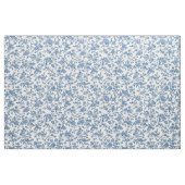 Delicate Blau Bloem Motief Stof (Fat Quarter)