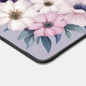 Delicate blauw, wit, roze en Paarse zomerbloemen Bureaumat (Hoek)