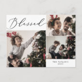 Delicate Blessed 3 fotoserie — nieuwsbrief Feestdagenkaart (Voorkant)