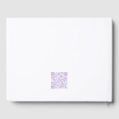 Delicate bloem gastenboek (Achterkant)