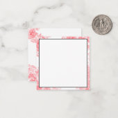 delicate bloem notitiekaartje (Voorkant / Achterkant in situ)