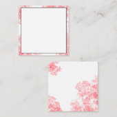 delicate bloem notitiekaartje (Voorkant / Achterkant)