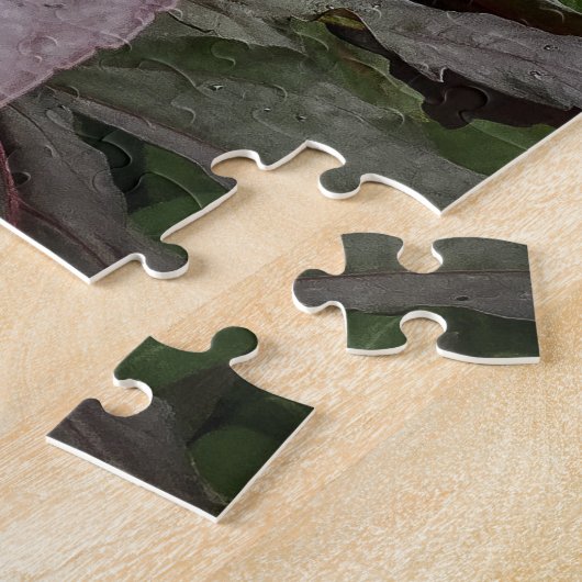 "Delicate bloemblaadjes" Hibiscus Flower Jigsaw Pu Legpuzzel (Zijkant)