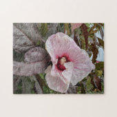 "Delicate bloemblaadjes" Hibiscus Flower Jigsaw Pu Legpuzzel (Horizontaal)