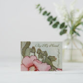 Delicate Bloemen #3 Visitekaartje (Staand voorkant)