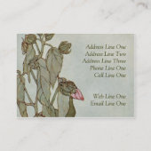 Delicate Bloemen #3 Visitekaartje (Achterkant)