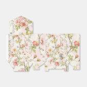 delicate bloemen en bladeren in Chinese stijl Bedankdoosjes (Uitgevouwen)