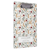 Delicate Bloemen gepersonaliseerd Klembord (Rechts)