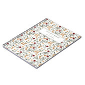 Delicate Bloemen gepersonaliseerd Notitieboek (Linkerzijde)